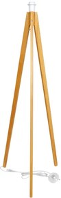 Lampadar HELEN 1xE27/15W/230V crem/auriu/stejar