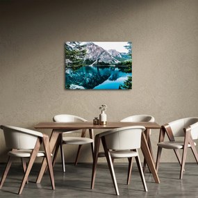Tablou - Lac în Alpi (70x50 cm)