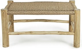 Masuta pentru gradina, lemn de teak, natur, 80x60x40 cm, Lampok Bizzotto