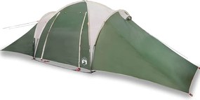vidaXL Cort de camping cupolă pentru 6 persoane, verde, impermeabil