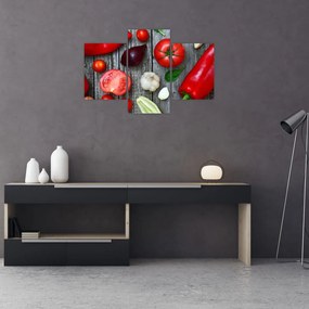 Tablou cu legume (90x60 cm)
