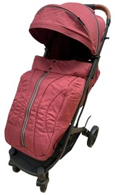 Carucior sport compact cu spatar reglabil, functie de pliere tip troller si husa de picioare. 6-36 luni, Rosu - CPC-61-rosu