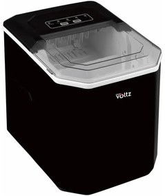 Aparat cuburi de gheata Oliver Voltz OV51447B, 120W, 12 kg/24 h, 1.3 L, 9 cuburi/cicluri, Indicator de gheata si apa, Negru
