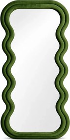 Oglindă decorativa - Montare independenta, cu rama pluș, 180x75 cm