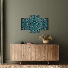 Tablou cu abstracție ornamentală (90x60 cm)