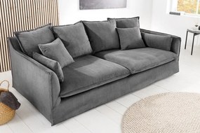 Canapea confortabila design modern, Heaven 3 locuri, gri