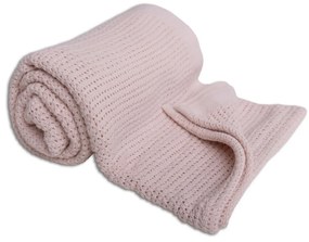 Babymatex Pătură pentru copii Lili pudră, 75 x 100 cm