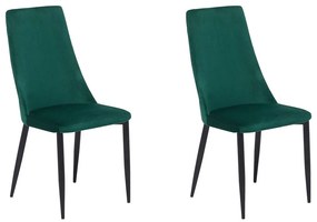 Set 2 buc. scaune pentru sufragerie Clenot (smaragd). 1009930