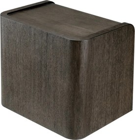 Noptiera design LUX, Furnir de stejar Mocha, Joane