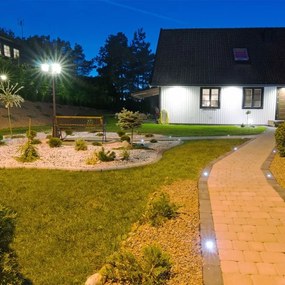 Lampă de exterior 2xE27/60W/230V IP44 232 cm neagră