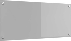 vidaXL Panou de bucătărie Gri deschis 90 x 40 cm sticlă securizată