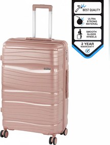 TraveLux Voyager valiză mare cu capac dur 76x50x29 cm aur roz