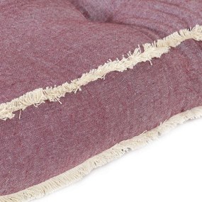 Perna pentru canapea din paleti, rosu visiniu, 120x80x10 cm 1, burgundy red, Perna de sezut