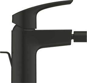Baterie bideu negru mat Grohe Eurosmart New S