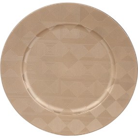 Suport farfurie mat Golden Square, 33 cm