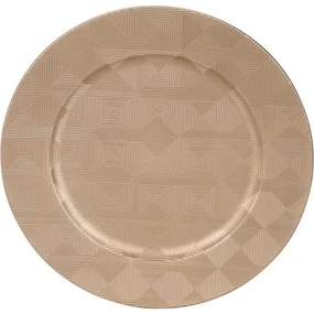 Suport farfurie mat Golden Square, 33 cm