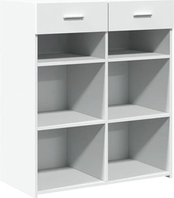 vidaXL Dulap, alb, 80x42,5x93 cm, lemn prelucrat