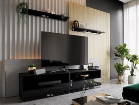 Mobilier living Berny 48 (alb + Alb lucios). 1087158