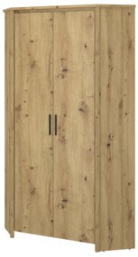 Dulap de haine de colț Andra 2D (Stejar artisan). 1052741