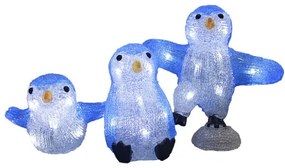 Deuba Pinguini de Craciun cu iluminare LED