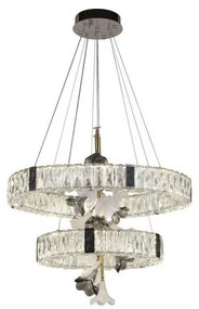 Lustră LED de cristal dimabilă pe cablu LED/70W/230V + telecomandă