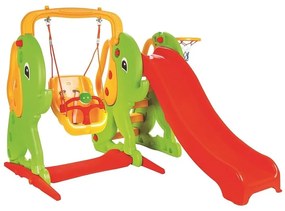 Centru de joaca Pilsan Elephant Slide and Swing Set