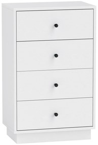 HOMCOM Sertar șifonier cu 7 sertare dulap din material lemnoas în stil modern 47 x 29 x 75 cm Alb | Aosom Romania