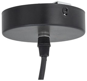 Lustră gri cu abajur din sticlă ø 19 cm Motella – Bloomingville