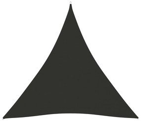 Parasolar, antracit, 3x3x3 m, tesatura oxford, triunghiular