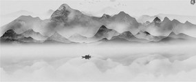 Tablou - Lac japonez (120x50 cm)