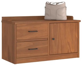 vidaXL Bancă pentru hol „SANDNES” 87x40x50 cm din lemn masiv de pin