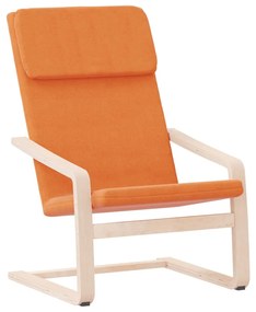 vidaXL Scaun de relaxare, galben închis, material textil