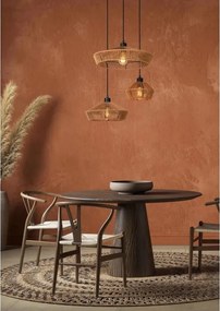 Lustră pe cablu Lucide 10413/03/72 YUNKAI 3xE27/60W/230V maro