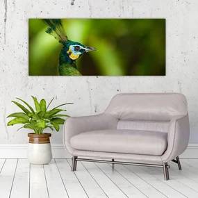 Tablou cu păun (120x50 cm), în 40 de alte dimensiuni noi
