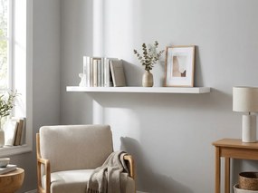 OFERTA Polita de perete SHELORA 120x23,5 cm, alba II. calitate