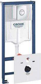 Set rezervor incastrat 4 in 1 Grohe Rapid SL cadru si clapeta Nova Cosmopolitan cu izolare fonica