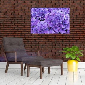 Tablou cu flori violete (90x60 cm)