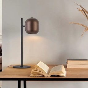 Veioza, Lampa de masa metal maro inchis Nimes