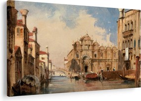 Tablou - Jules-Romain Joyant, The Scuola di San Marco, Venice, reproducere (90x60 cm)