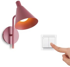 Lampă LED de perete Brilagi LUCERA LED/3W/230V roșu-burgund