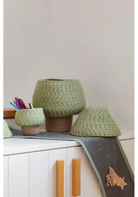 Coș de jucării pentru copii verde din material textil ø 25x36 cm Big Tree – Lorena Canals