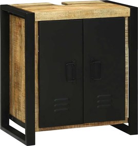 vidaXL Dulap de chiuvetă Maro 55 x 35 x 60 cm Lemn de mango solid