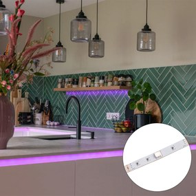 Banda LED inteligenta RGBW 5 metri 18W