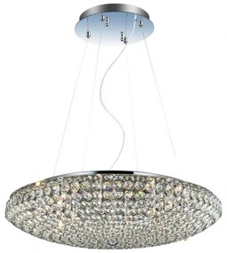 Lustra, Pendul cristal Venezian diam. 46cm KING SP7 CROMO 087979