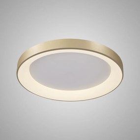 Plafoniera LED inteligenta design circular NISEKO II Gold 50cm