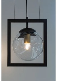 Lustră pe cablu REY 1xE27/7W/230V neagră Klausen 111023