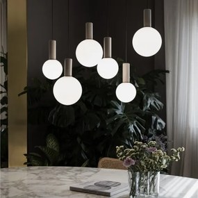 Ideal Lux - Candelabru LED suspendat pe cablu ODEON LED/39W/230V CRI 90 bej/alb