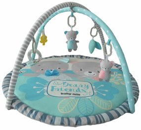 Pătură de joacă Baby Mix Teddy Bears Friends, 90 x60 cm