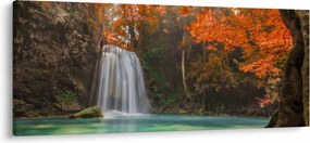 Tablou - Cascadă în Thailanda (120x50 cm)
