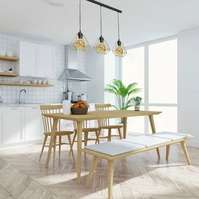 Lustră pe cablu LUPO 3xE27/60W/230V